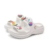 HBP Non-Brand Clogs Platform Metal Charms Womens Soft Shoes Charms For Clogs