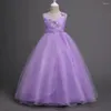 Meisje Jurken 4-14Y Tiener Meisjes Bruiloft Prinses Jurk Voor Kinderen Elegante Bruidsmeisje Verjaardagsfeestje Baljurk Kinderen Pageant Vestidos