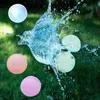 Silicone Splash Ball Quick Filling Self Sealing Water Reusable Bomb Balls Kids Balloons Outdoor Beach 240313