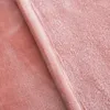 Couvertures Bonenjoy Couverture polaire de corail rose Soft Warmer Épaissir Flanelle sur le lit 380GSM Plaid pour canapé Coverlet