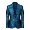 Luxe Heren Jasje Bruiloft Business Jurk Jas Mannen Mode Slanke Blazer QJ CINGA Kostuum Homme Big Size M-5XL 6XL 240304