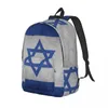 Backpack Vinatage Israel Flag Unisex Travel Bag Schoolbag Bookbag Mochila