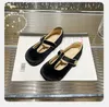 Fashion Girls flat shoes kids T-bar soft bottoms princess shoes spring autumn children birthday party dance shoe Z4158