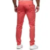 Men's Pants Spring Girded Trousers Sport Solid Color Loose Casual Book Closing S-3xl