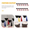 Festive Supplies 12 Pcs Graduation Season Card Mini Paper Cups Caps Tassel Topper Dessert Cake Hat Decoration Diploma Student