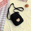 Bag 1Pc Velvet Bear Children's Student Shoulder Diagonal Mobile Phone Change Cute Fashion Female