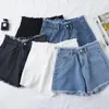 Women's Shorts Blue Denim Summer High Waist Casual Fashion Loose Jean For Women 2024 Short Femme