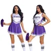 Dames Cheerleaderkostuum Schooloutfits Fancy Rokken Cheer Leader-uniformen Dameskleding 240305