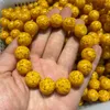 Strand 10pc Wholesale High-Content Red Orpiment Cinnabar Yellow Crystal Sand Emperor Year Couple Bracelet