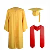 Ensembles de vêtements, uniforme de remise de diplôme, robe académique unisexe, Costume de cérémonie scolaire et universitaire, baccalauréat, 2024