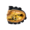 PLATOS Moccasines amarillos Costeros hechos a mano Zapatos retro para mujeres 2023 Mocasines de flores éticas zapatos de cuero genuino