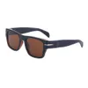 Óculos de sol de grife KILA David's Same Style Men's Trendy Box Sunglasses, resistente a UV