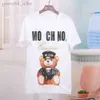 Designers Mens Womens T Shirts Tshirts Fashion Letter Printing Short Sleeve Lady Tees Luxurys Casual Clothes Tops T-shirt Moschino 528