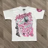 T-shirts pour hommes Blanc Hellstar Records Hommes Hommes Femmes Imprimé Designer Chemise Casual Top T-shirts T-shirt 952