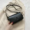 Omuz çantaları şık kare el çantası vintage pu crossbody çanta kadınlar ve kız