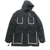 Hommes Manteaux Trapstar Men's Down TOP Femmes Parkas Broderie Brillant Noir Irongate Capuche Amovible Haute Qualité Veste D'hiver Xs-Xxl GG