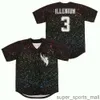 Moive Baseball 3 Illenium Jersey Ltd Nick Diamond 자수 및 스티치 블랙 블루 화이트 팀 컬러 Cool Base Cooperstown Vintage College for Sport Fans Men Sale