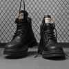 HBP Non-Marque Hommes En Cuir Imperméable À Lacets Oxford Robe Bottes Hommes Casual Affaires Travail Quotidien Chaussures