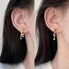 Boucles d'oreilles à clous pour femmes, bijoux de luxe exquis, couleur or, Rose incrusté de zircone cubique rouge, tendance, élégant, romantique et Chic