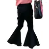 Trousers Children's Pants 2024 Spring Girl Cut Big Bell Long Kids Clothes