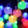 Snaren Led-verlichting Decoratie Kleine bubbelballamp Vakantieverlichting Batterij Zonne-energie voor kerstbruiloft Festoen