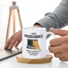 Mugs Funny Cat Programmer Coffee Mug I Are Office Work Cup Sarcastic Gift For Friends Coworker 11 Oz Ceramic