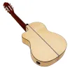 Guitar Classical Guitar 39 Inch Natural Color Classic Guitar Flame Maple High Gloss Finish 6 String Guitar Classical with Eq