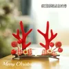 Hair Accessories Christmas Simulation Elk Antler Hairpin Net Cute Festival Children Bell Clip Headband