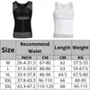 Mens Sıkıştırma Yelek Zayıflama Vücut Shaper Gömlek Karın Memur Kontrol Fitness Egzersiz Tank Tops Abs Karın Kancaları ile Çengeller 240315