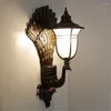 Wall Lamp European Style Outdoor Peacock Luxury El Lobby Villa Balcony Light Waterproof Retro Bracket