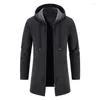 Men's Jackets TPJB Autumn Street Long Hip Hop Coats Fashion Male Hooded Jacket