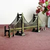 Figurine decorative US Golden Gate Bridge Scultura Modello Room Decor Placcatura Lavoro Turismo Souvenir Regali di compleanno Decorazione della casa