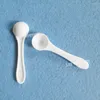 Measuring Tools 100pcs/lot 0.25 Gram Plastic Scoop 0.25g Small PP Spoon - 4.9x1.3x0.7cm White