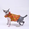 Costumi per gatti Cucciolo Abito da principessa Abiti estivi per animali Abiti stile country con fiocco per gatti Gattino Sphynx Abbigliamento Ropa Para Gato