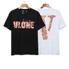 Vlone T-shirt Big "V" Tshirt Men's / Women's Couples Casual Fashion Trend High Street Loose Hip-Hop100% Cotton Printed Round Neck Shirt US Size S-XL 1573