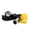 Microphones Professionnel filaire Studio enregistrement micro condensateur Microphone 3.5mm Jack câble avec pare-brise pour ordinateur PC chanter karaoké mélangeur