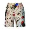 Pantaloncini da uomo personalizzati The Farm di Joan Miro Costume da bagno da uomo Quick Dry Board Abstract Art Costumi da bagno Boardshorts