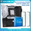 Игровая материнская плата MAXSUN B760M D4 с комплектом Intel i5 12400F, двухканальная память DDR4, 16 ГБx2, 3200 МГц ОЗУ, LGA1700, компьютерный комбо