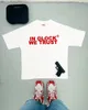 American High Street Hip Hop Bullet Print Kort ärm T-shirt Y2K Goth Harajuku Fashion Par Loose Base Shirt 240311