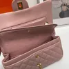 Sacs de créateurs de luxe noir rose pour femmes chaîne en peau de mouton de luxe petit sac carré sac à main en peau de mouton sac à main en cuir de mode sac de luxe