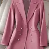 Frauen Anzüge 2024 Blazer Elegante Frauen Jacken Chic Casual Büro Dame Anzug Koreanische Solide Mode Mantel Weibliche Blazer Mujer