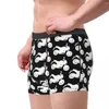 Underbyxor Grom White Bike Biker Cycle Bicycle Racing Homme trosor manliga underkläder Print Shorts Boxer Briefs