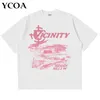 Mens T-Shirts Oversized Cotton Korean Fashion Vintage Graphic Y2k Tops Streetwear Short Sleeve Tees Harajuku Aesthetic Clothing 240305