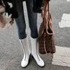 Boots Botas de Mujer 2024 Big Size 32-54 Kne High Women Dxkedja Autumn Winter Pllush Warm Black White Long Platform 20-25