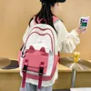 Plecak Kawaii Pink Female Travel Waterproof Torby