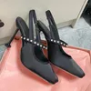 드레스 슈즈 2024 발레 댄스 하이힐이 뾰족한 발가락 다이아몬드 Zapatos Mujer