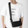 Saco pequeno crossbody para estudante 2024 lona japonesa mini mulheres homens ombro mensageiro sacos coreano moda algodão pano telefone