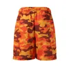 Men's Shorts Swim Trunks Mens' Seaside Beach Style Casual Trousers For Mens Fashion Painted Pocket Slim Summer Pant