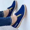 Casual Shoes Female On Sale 2024 High Quality Zip Women's Flats Fashion Solid Flat Round Toe Zapatos Mujer