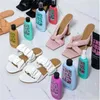 HBP Non-Brand new summer Hot sale outdoor ladies sandals faux leather folds womens fashion slippers